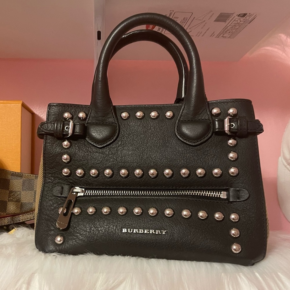 SOLD!!!..BURBERRY STUDDED BABY BANNER